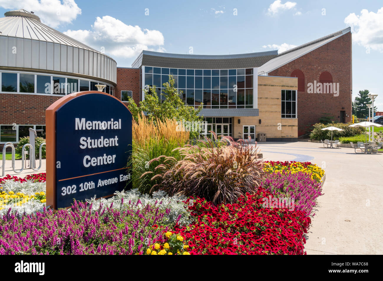 MENOMINEE, WI/USA AUGUST 17, 2019 Memorial Student Center on the