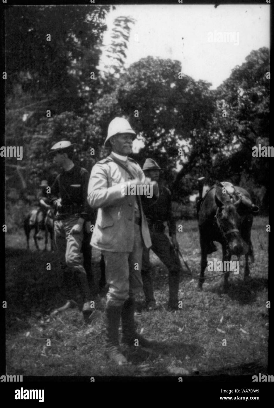 At the front, battle of Baliuag Stock Photo