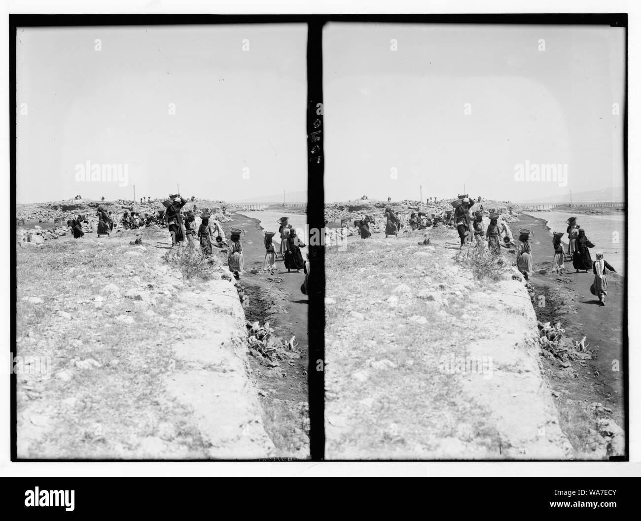 Athlit. Various including excavations. Ruins fr[om] the beach. Buttress ...