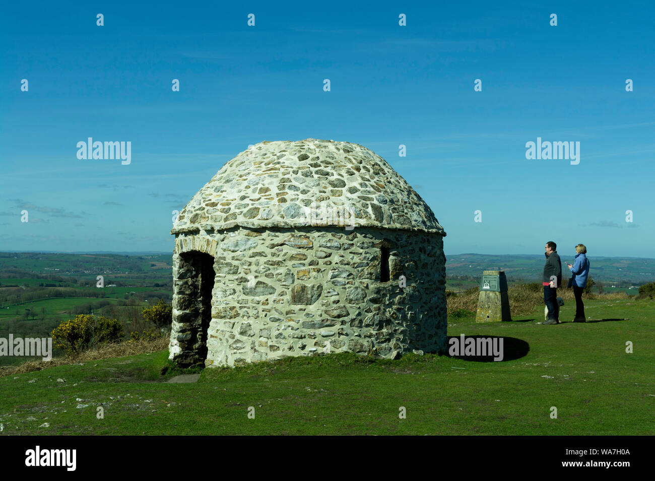 Culmstock Beacon, Blackdown Hills AONB, Mid Devon, UK Stock Photo Alamy