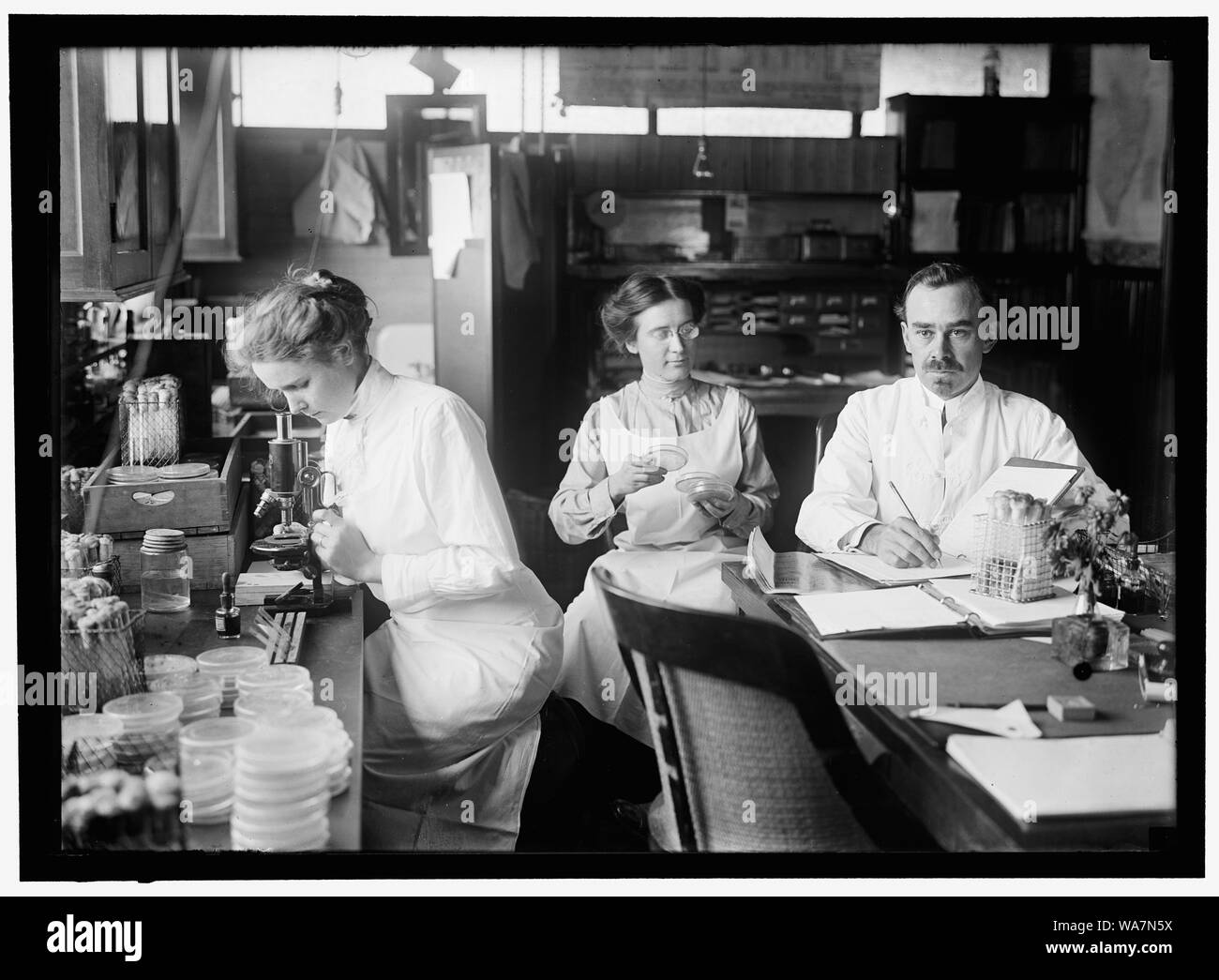 BACTERIOLOGY. DR. STILES Stock Photo Alamy