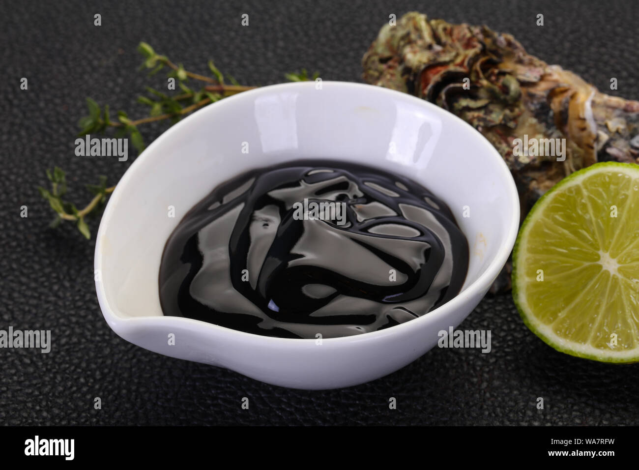Traditional Oyster sauce in the bowl Stock Photo Alamy