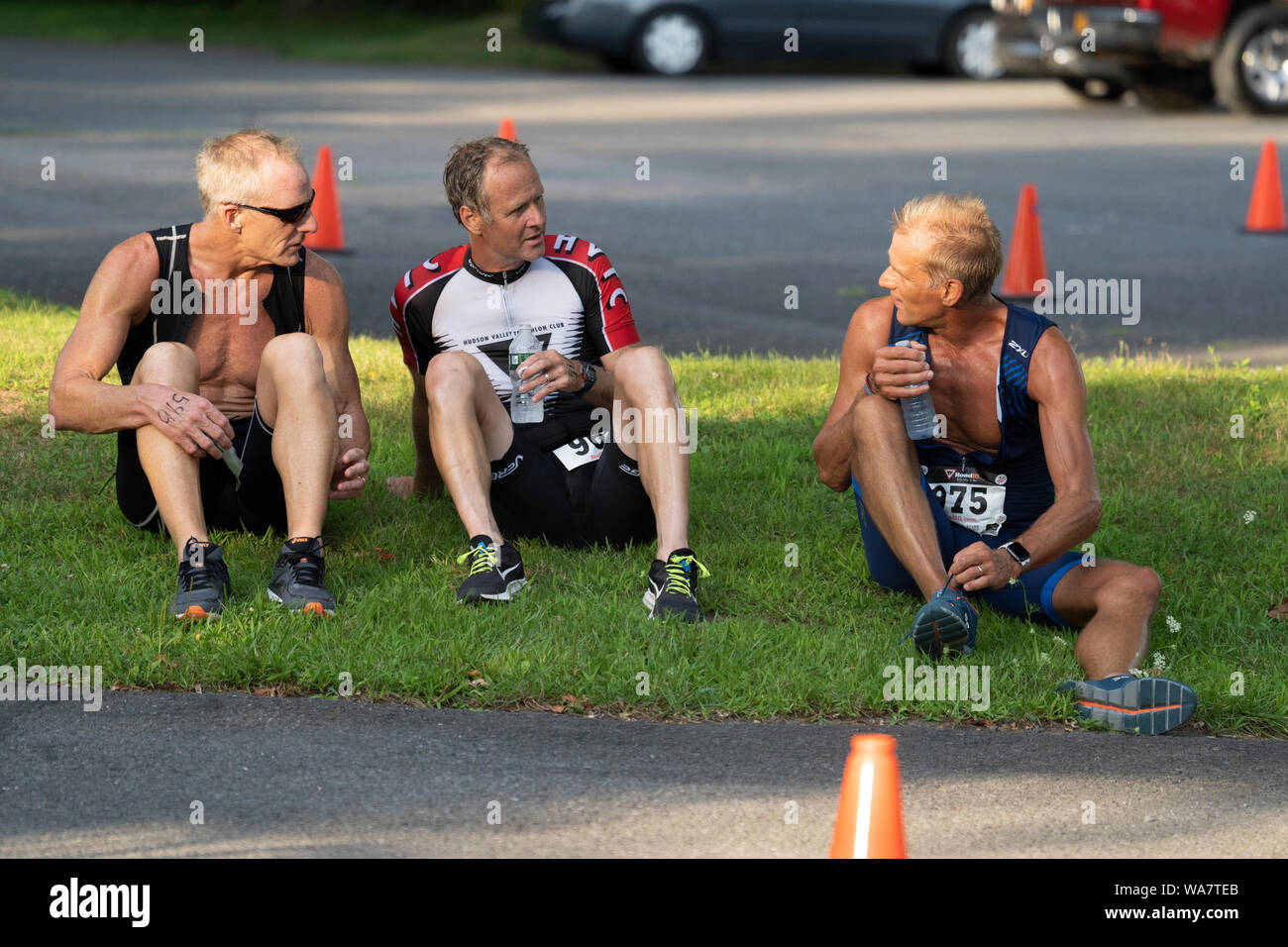 HVTC Triathlon Summer Series 2019 #3 Stock Photo
