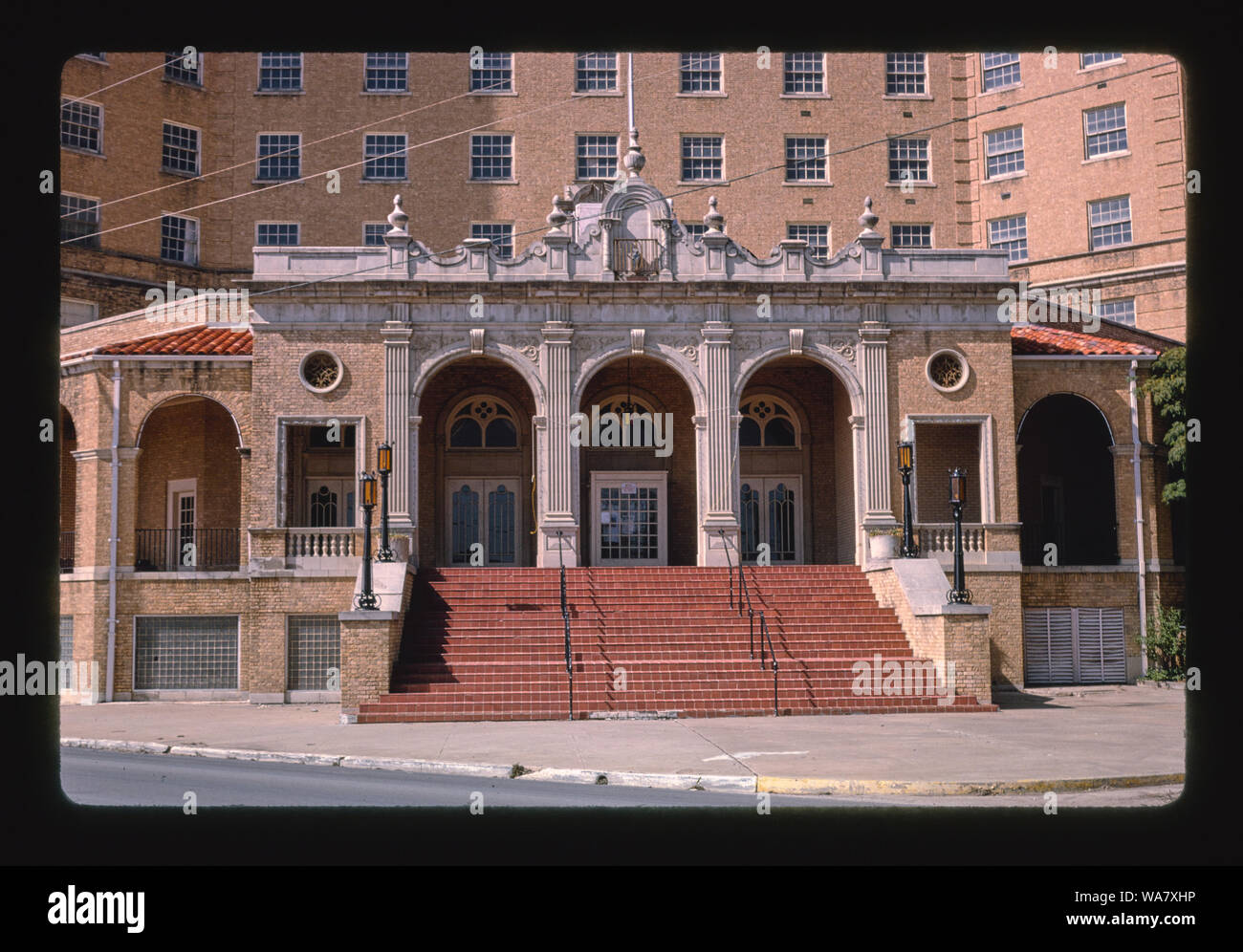 Baker Hotel entrance, Mineral Wells, Texas Stock Photo - Alamy