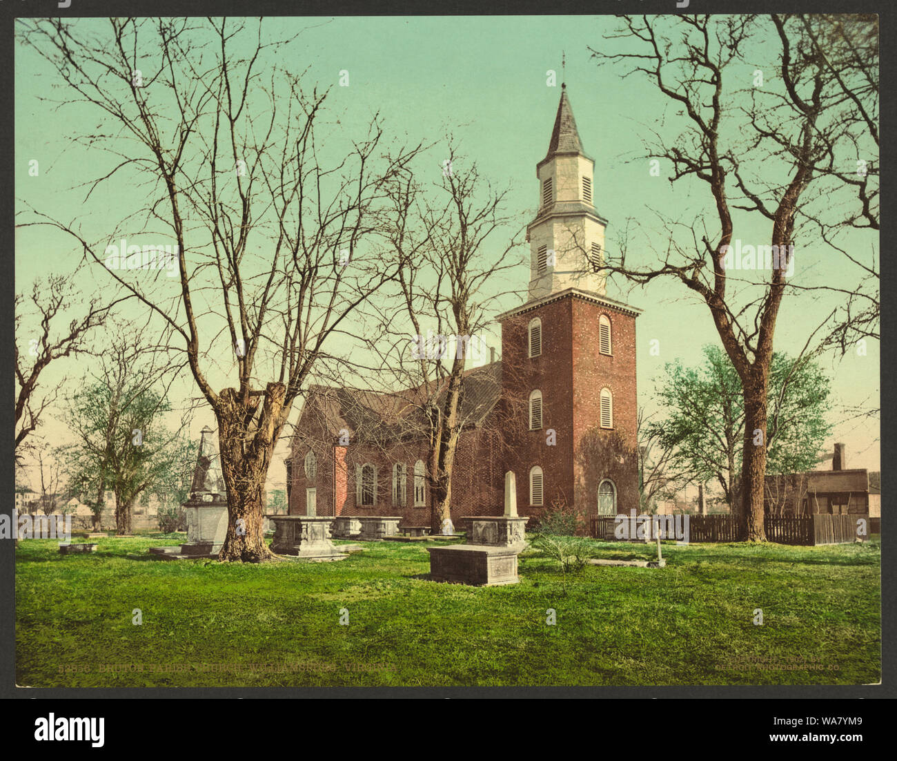 Bruton Parish Church, Williamsburg, Virginia Stock Photo