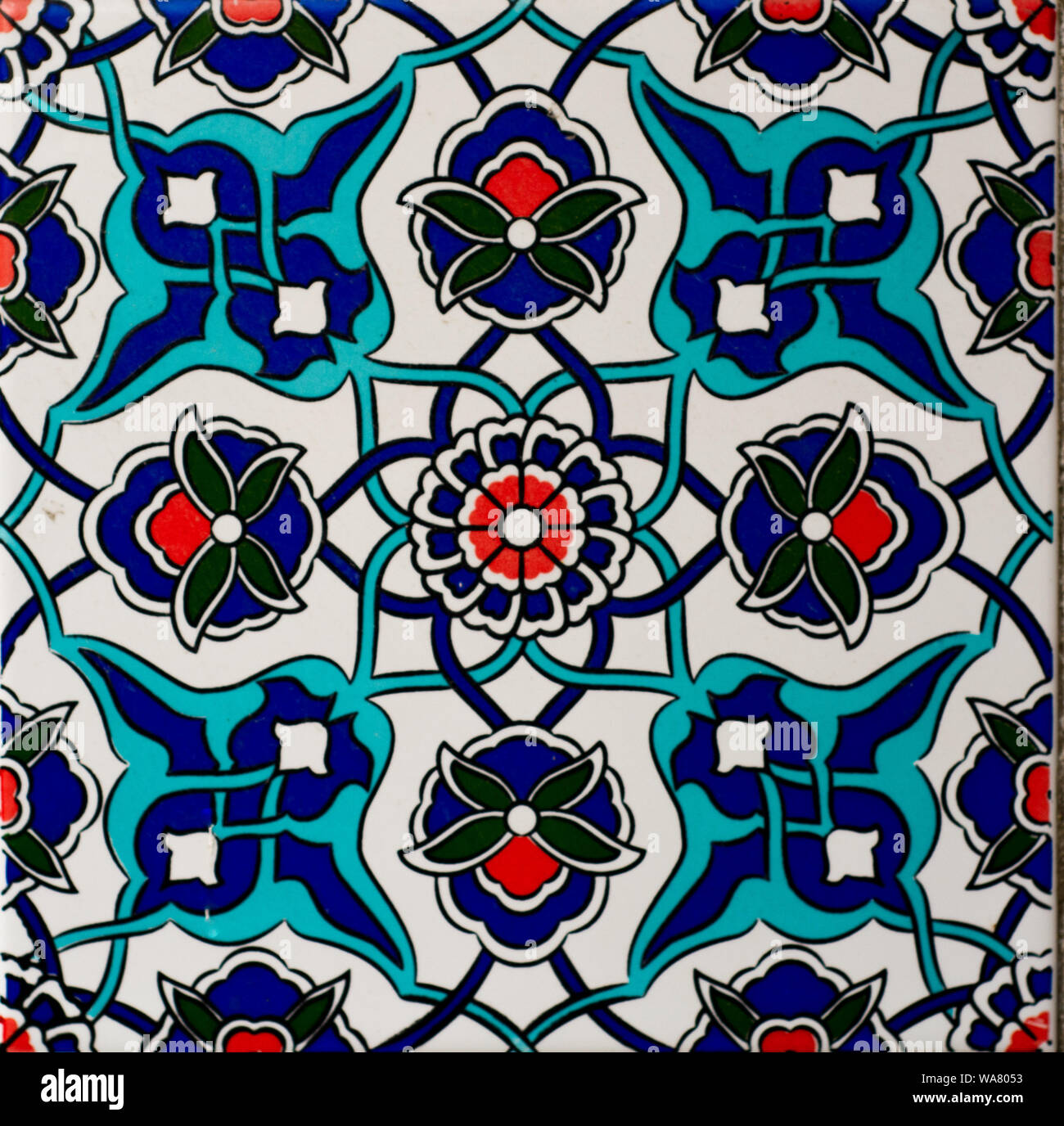 Tile and Ceramic of Ottoman Style Stock Photo - Alamy