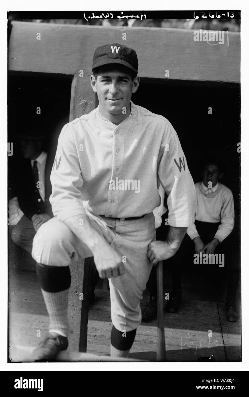 Bucky Harris of the Washington Senators; English: [Bucky Harris, Washington AL (baseball)] Stock Photo