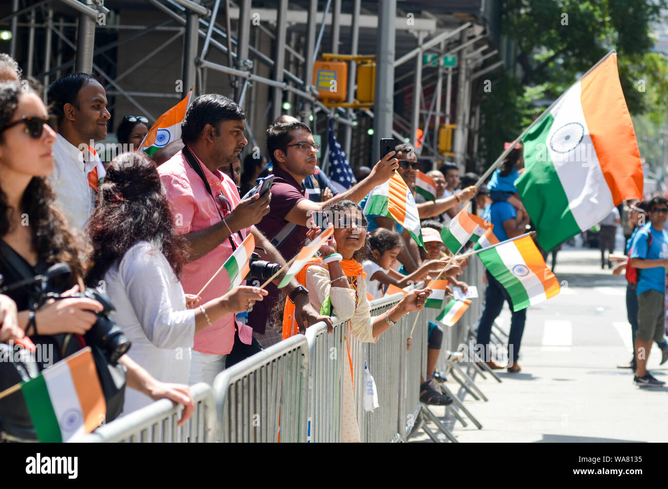 Thousands of people participated in the 39th India Day Parade to
