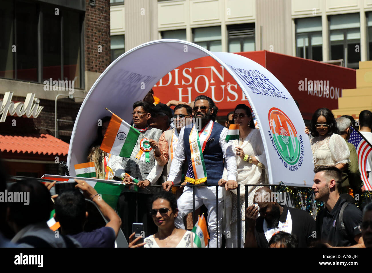 Indian Day Parade, New York, USA Stock Photo Alamy