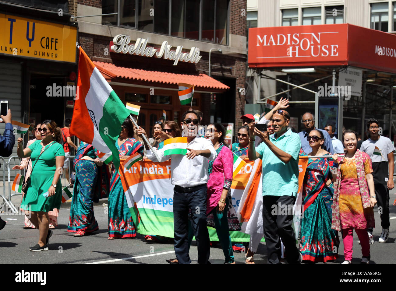 Indian Day Parade, New York, USA Stock Photo Alamy