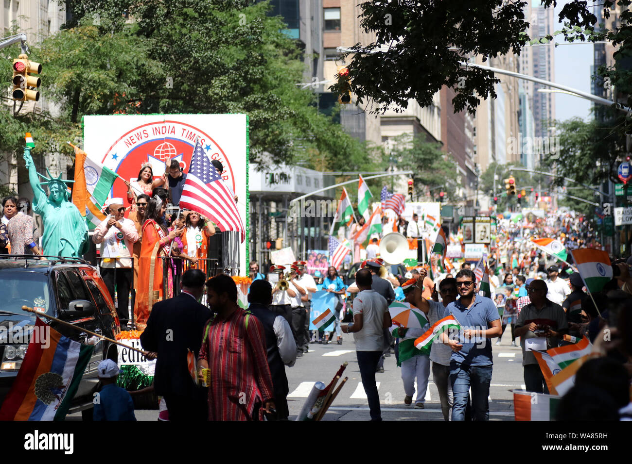 Indian Day Parade, New York, USA Stock Photo Alamy