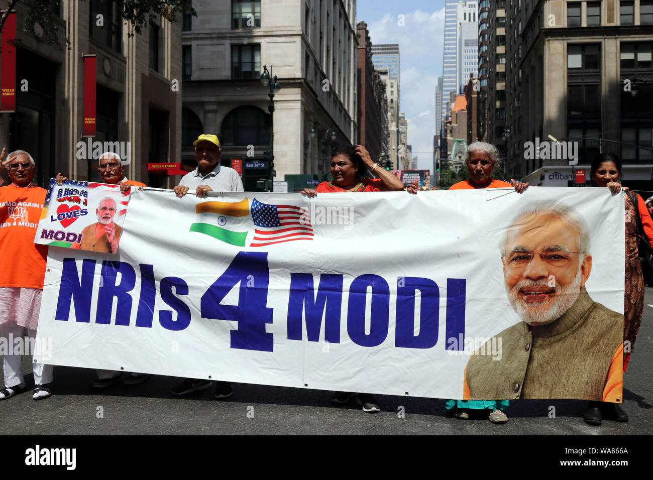 Indian Day Parade, New York, USA Stock Photo Alamy