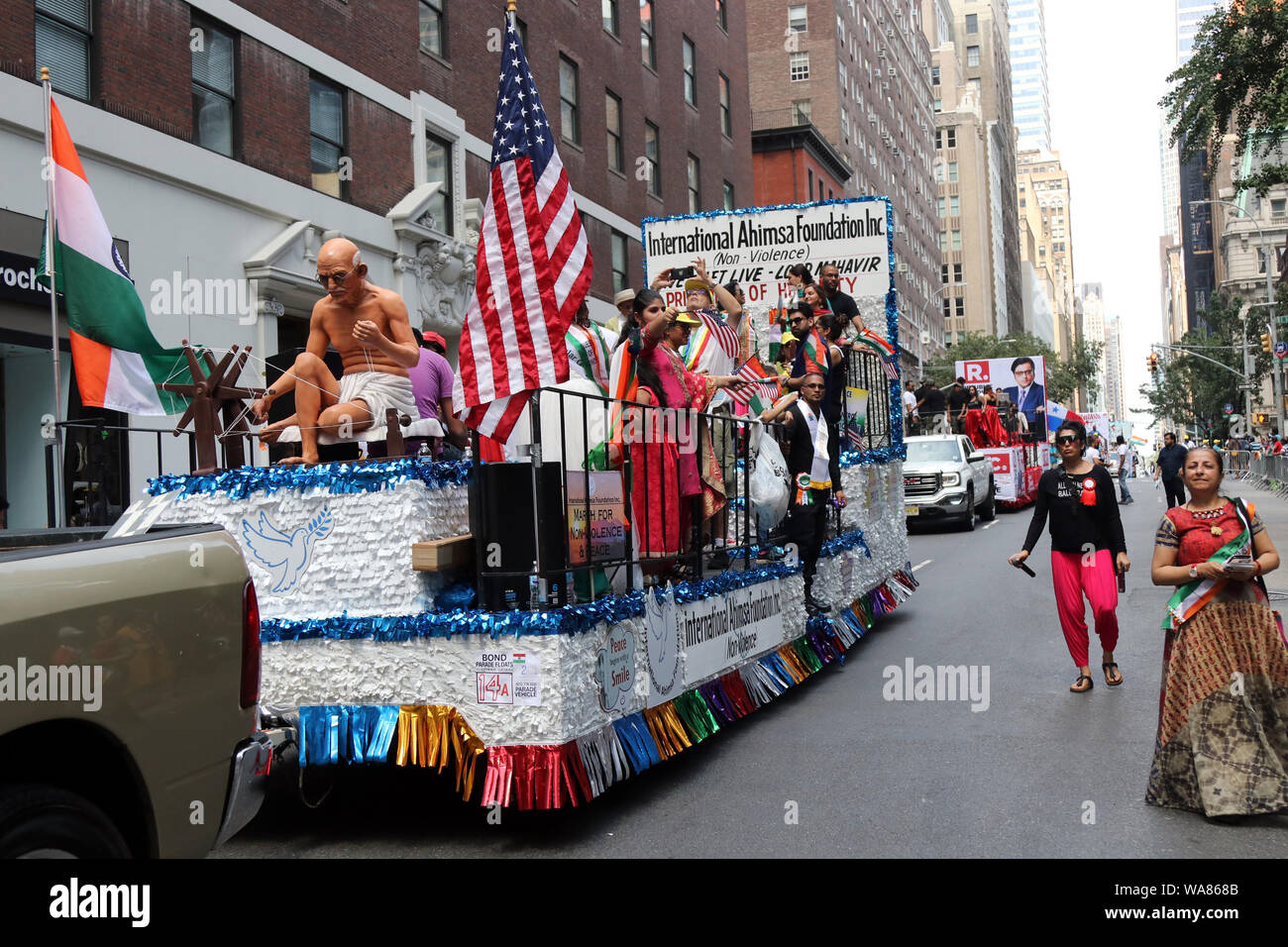 Indian Day Parade, New York, USA Stock Photo Alamy