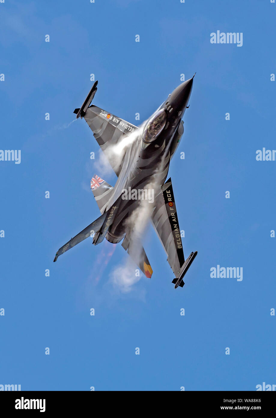 Belgian Air Force F-16AM Fighting Falcon 'Vador'  at the Royal International Air Tattoo 2019 Stock Photo