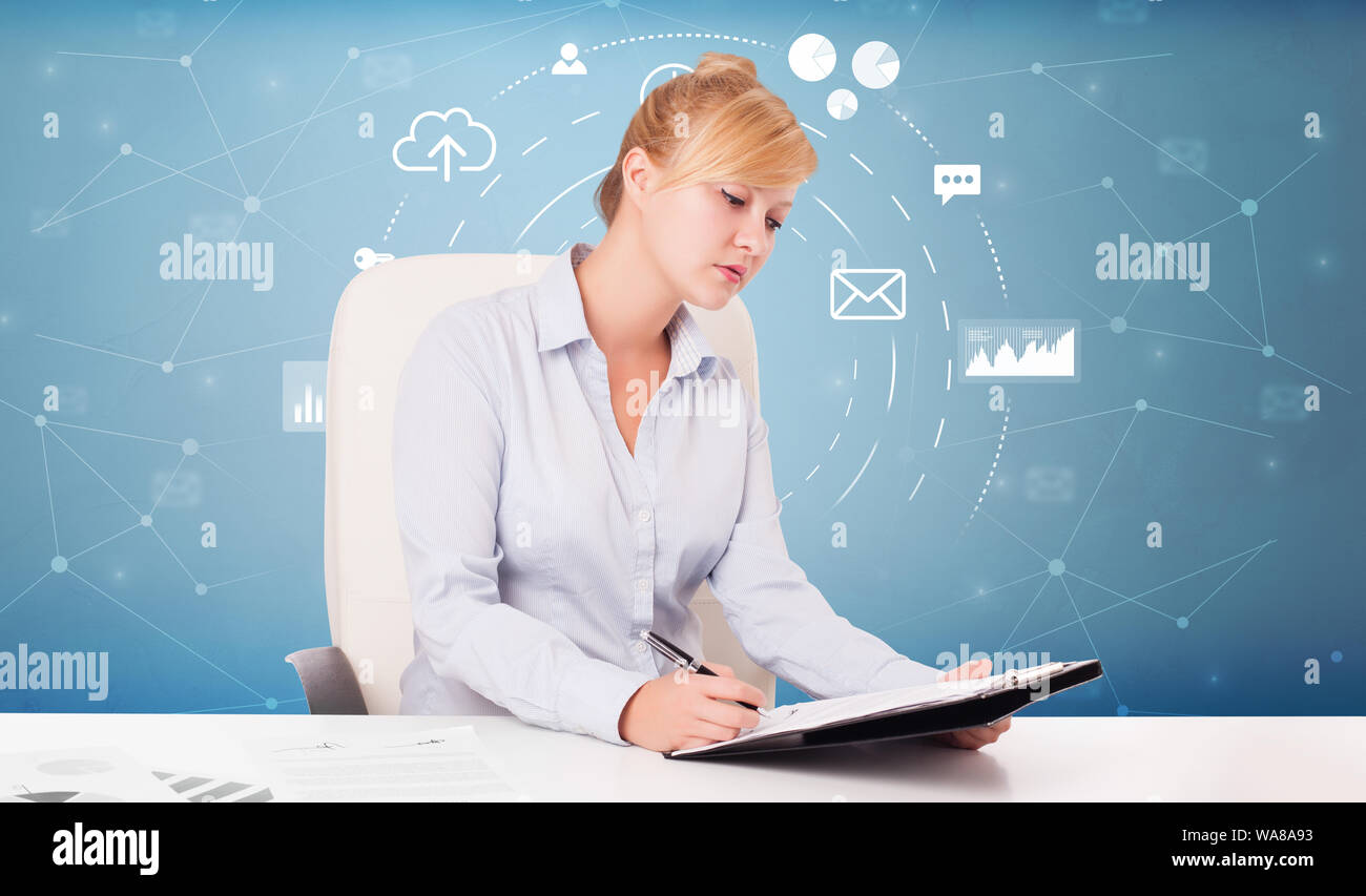 Operating System Person Young business person with operational system concept Stock Photo - Alamy