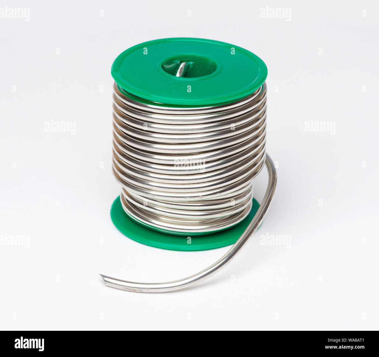 solder wire for plumbing joints, tin based lead free Stock Photo Alamy