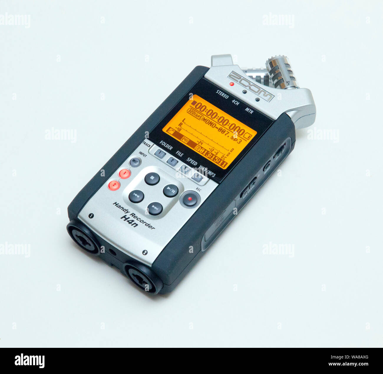 Zoom H4n digital sound recorder Stock Photo