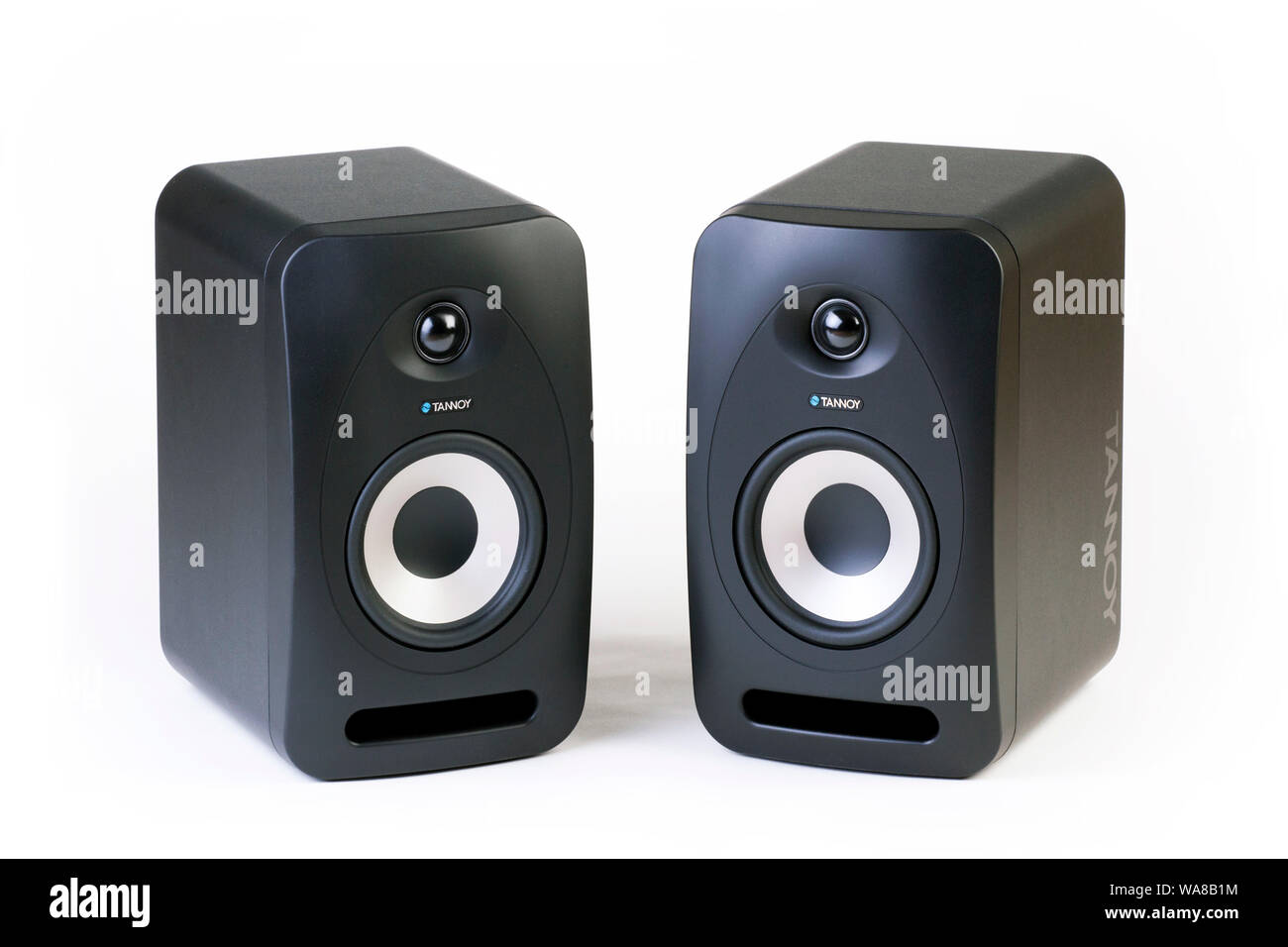 Tannoy Reveal 502 studio monitor loudspeakers Stock Photo