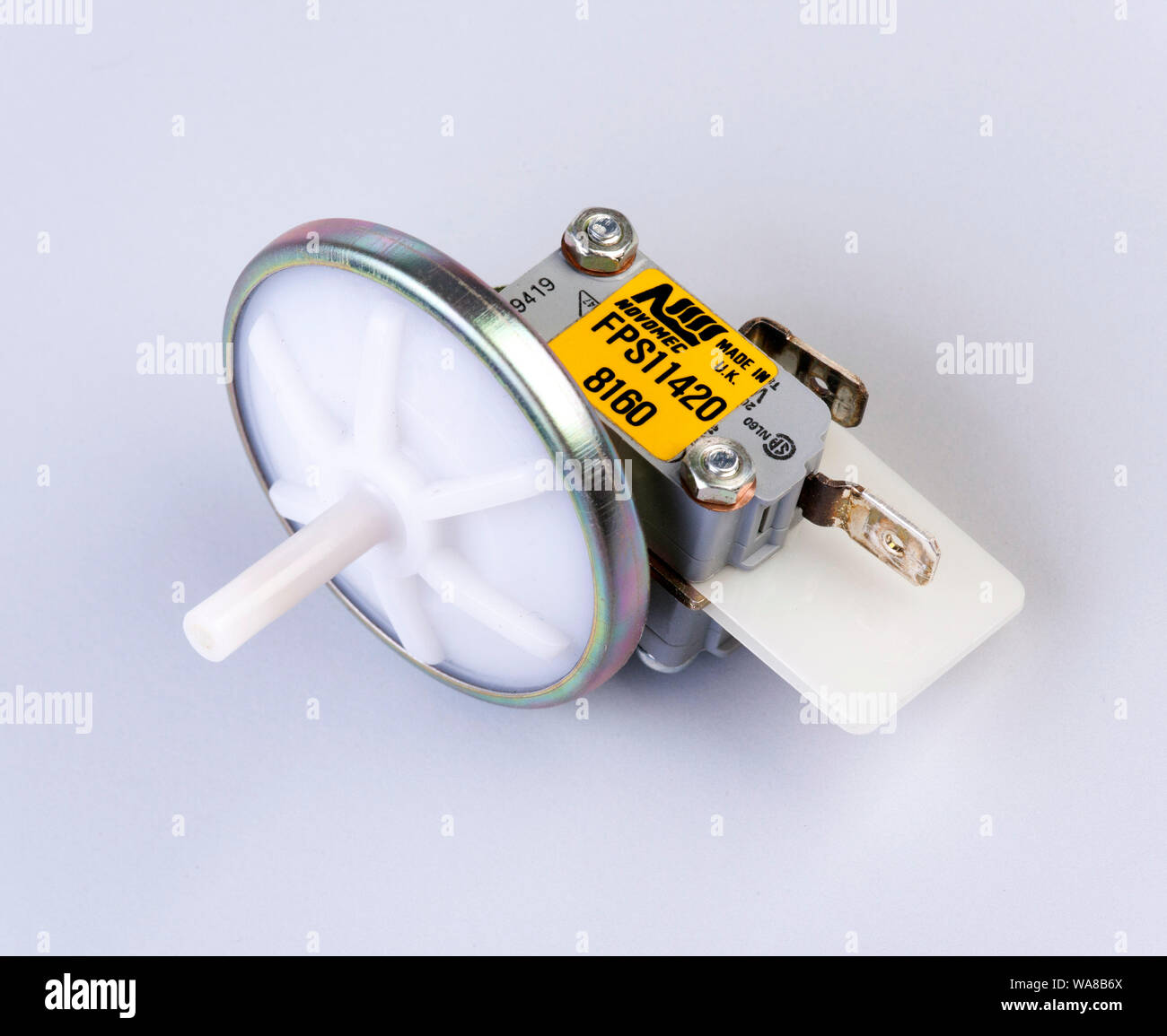 air operated pressure switch Stock Photo