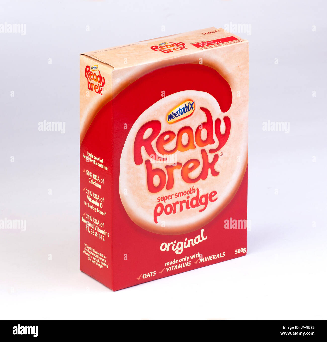 Ready Brek breakfast cereal made from oats Stock Photo