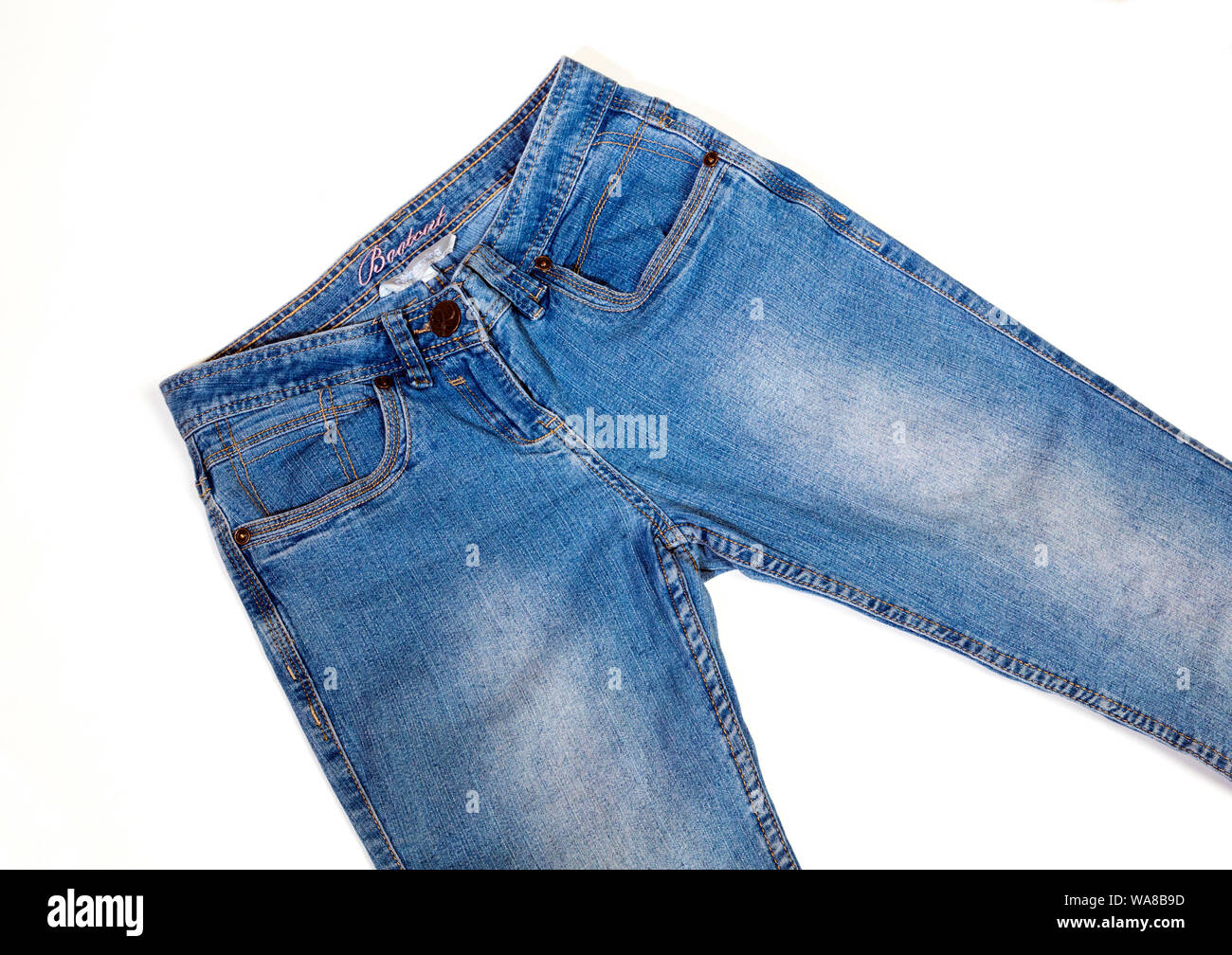 Red Herring denim jeans Stock Photo - Alamy