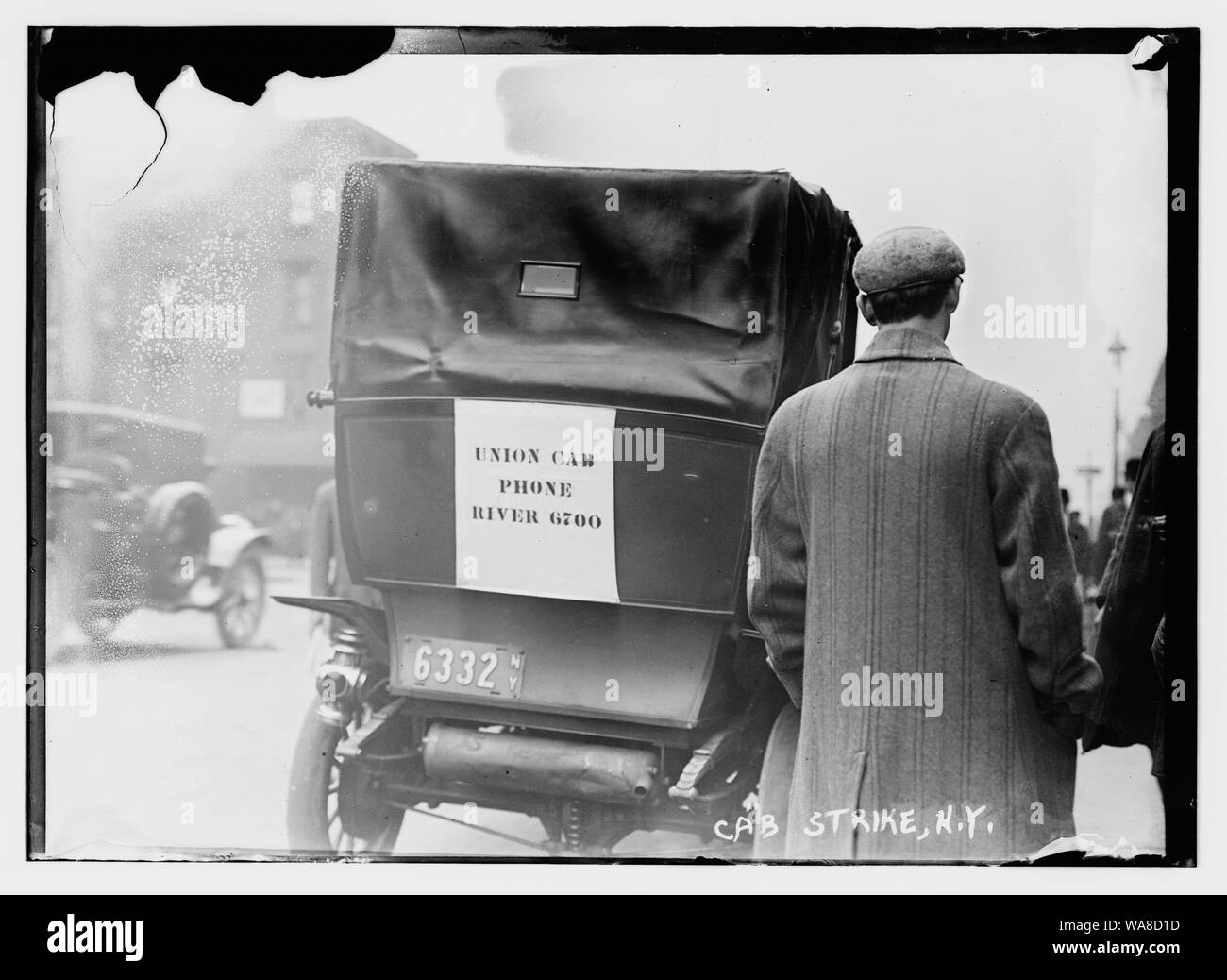 Cab strike, New York Stock Photo