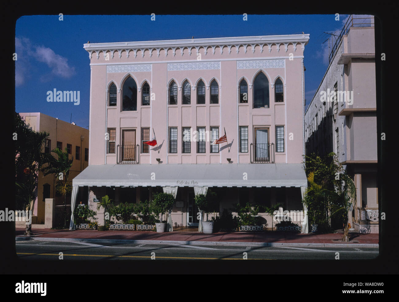 Cafe des Artistes, Miami Beach, Florida Stock Photo