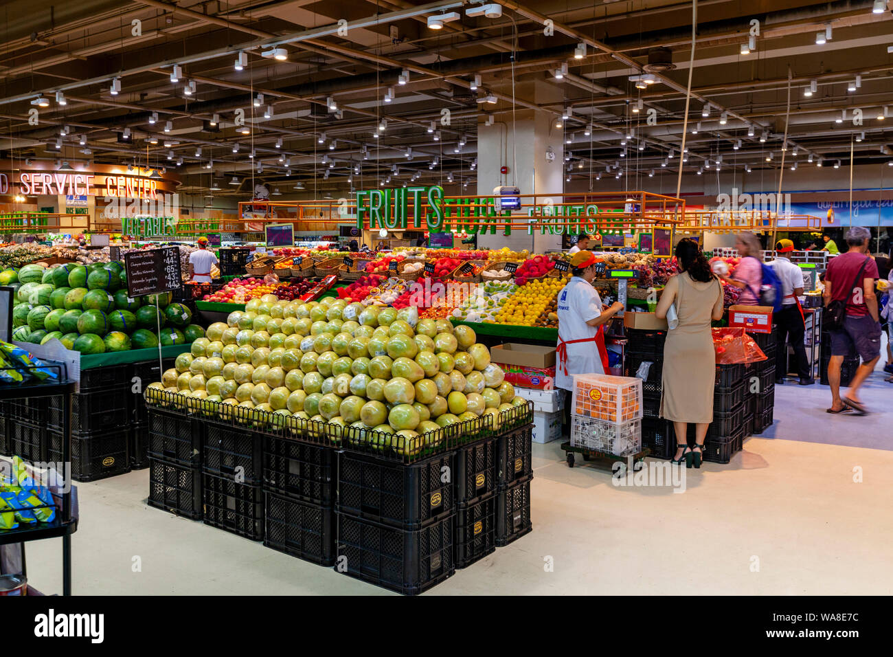 A Supermarket Inside The Mall Of Asia Shopping Mall, Manila, The