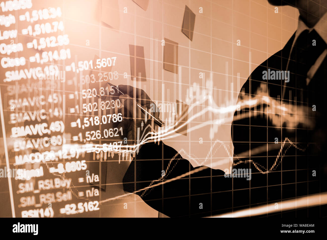 financial investment stock market trend stock vector... Stock market or forex trading graph and candlestick chart suitable for ...