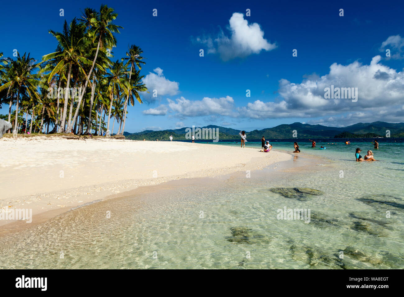 Pinagboyotan Island, El Nido, Palawan, The Philippines Stock Photo
