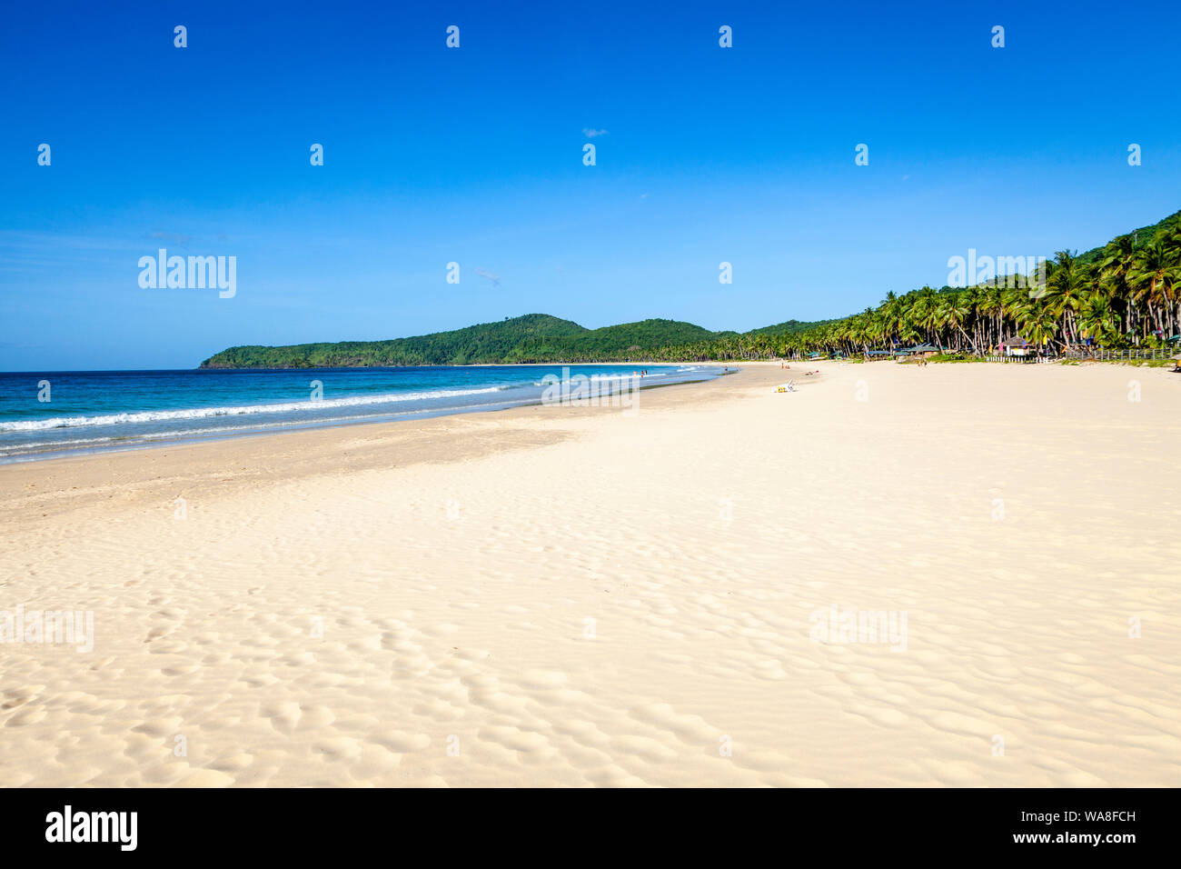 Nacpan Beach, El Nido, Palawan Island, The Philippines Stock Photo