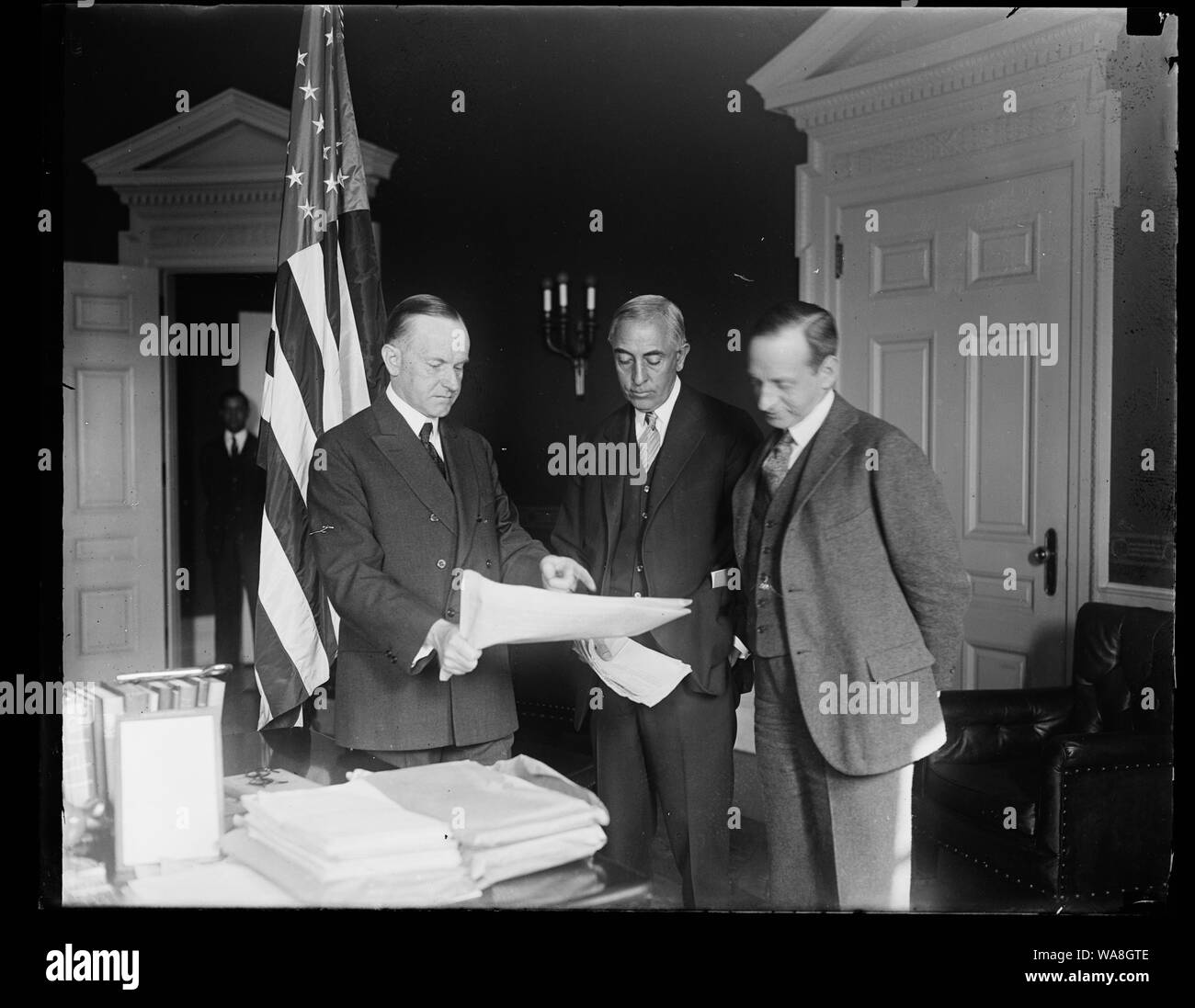 Coolidge cabinet [white house hi-res stock photography and images - Alamy