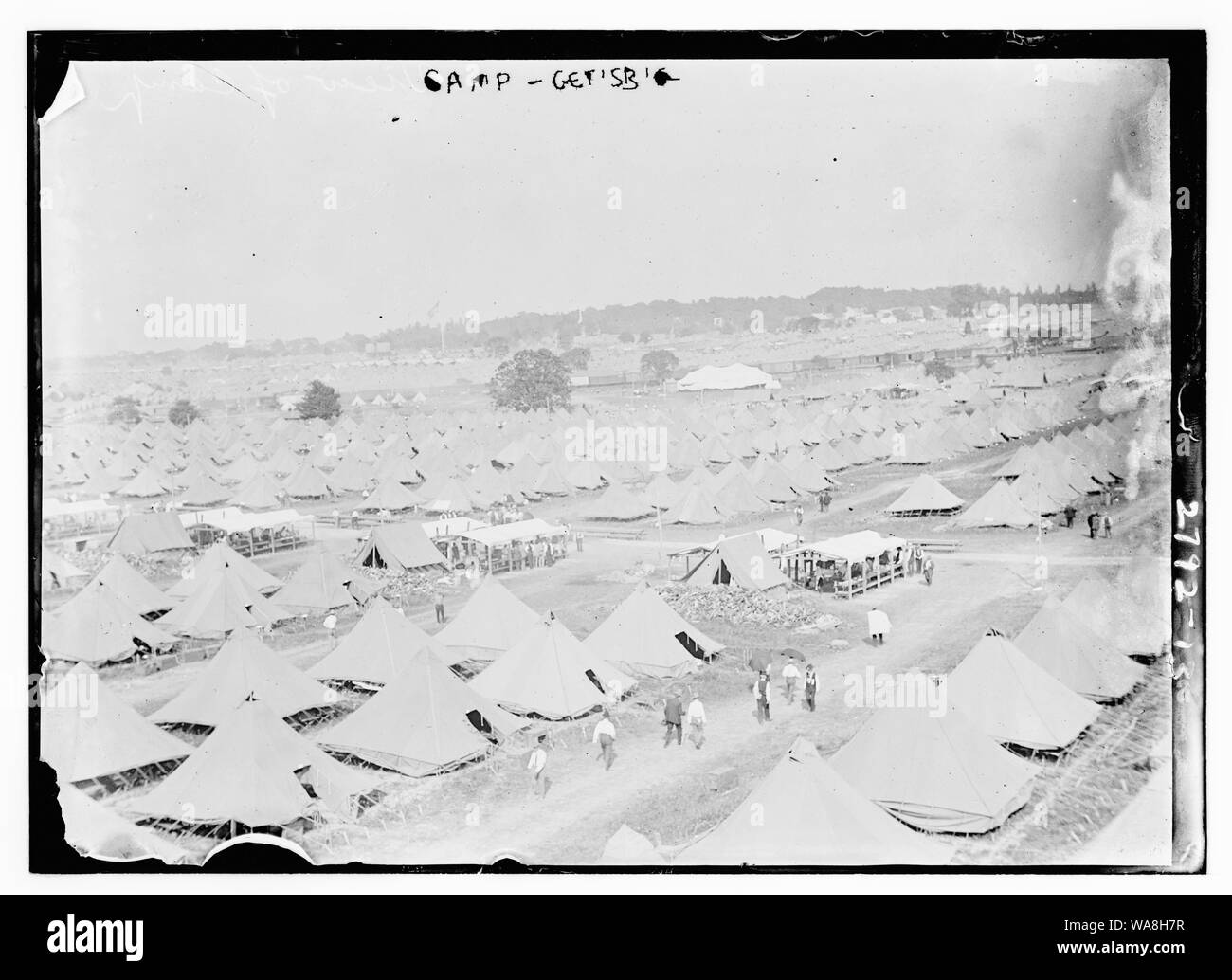 Camp - Gettysburg Stock Photo