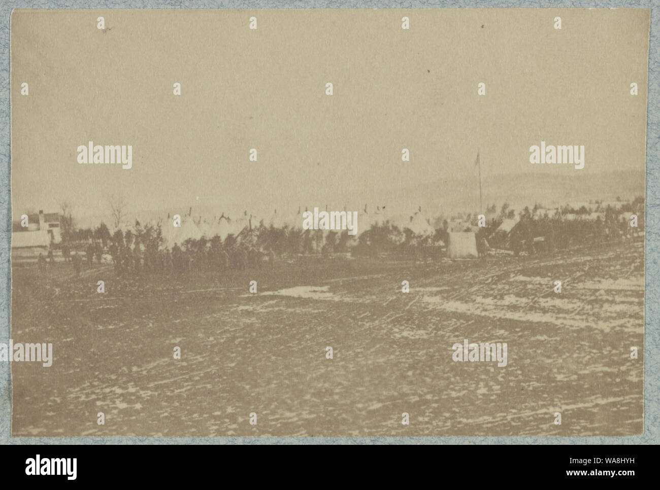 Camp of 6th Vermont Infantry Stock Photo Alamy