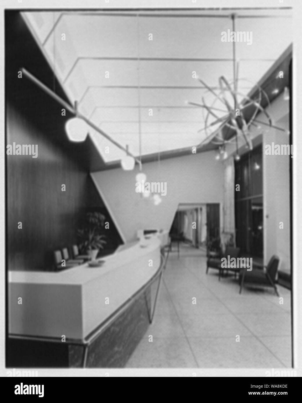 Capital Air Lines, 595 5th Ave., New York. Stock Photo