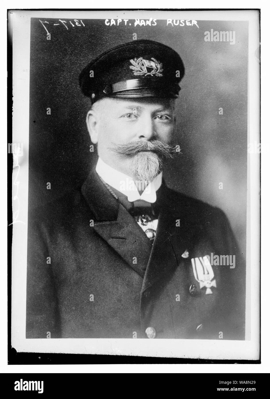 Capt. Hans Ruser Stock Photo