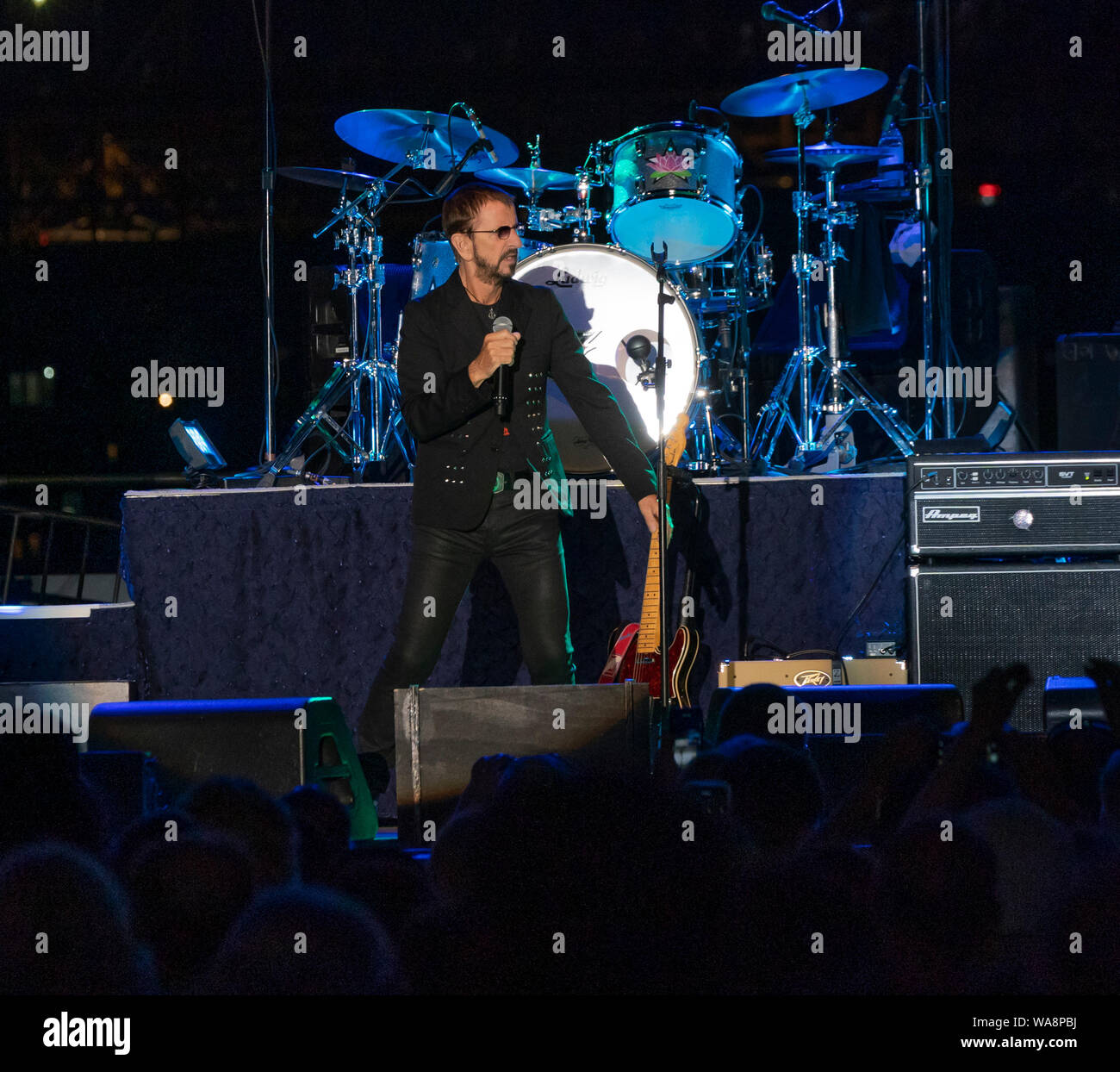 New York, NY August 18, 2019 Ringo Starr performs with his All Starr