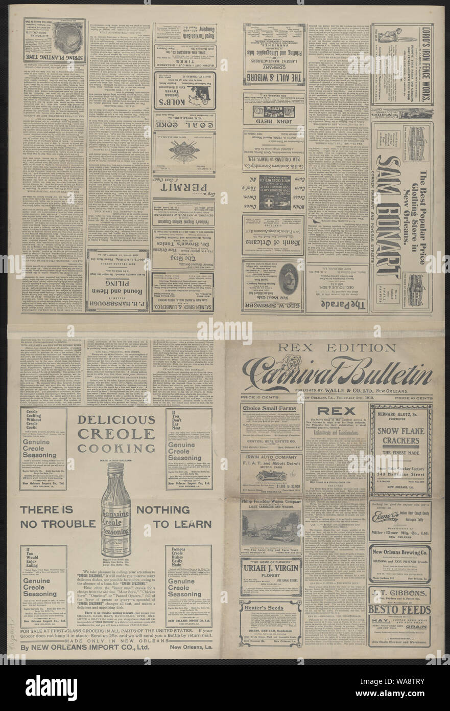 Carnival edition, pageant of Rex, king of the carnival Stock Photo Alamy