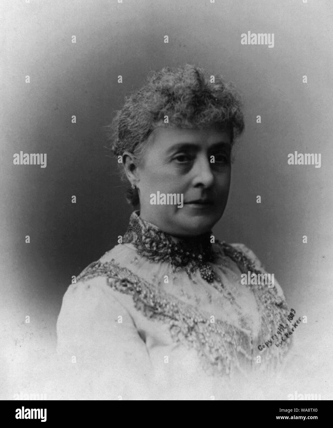 Caroline Lavinia (Scott) Harrison, d. 1892 Stock Photo - Alamy