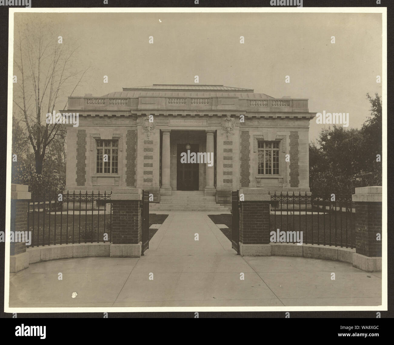 Case Memorial Library, now The Seymour Library, Auburn, New York Stock ...