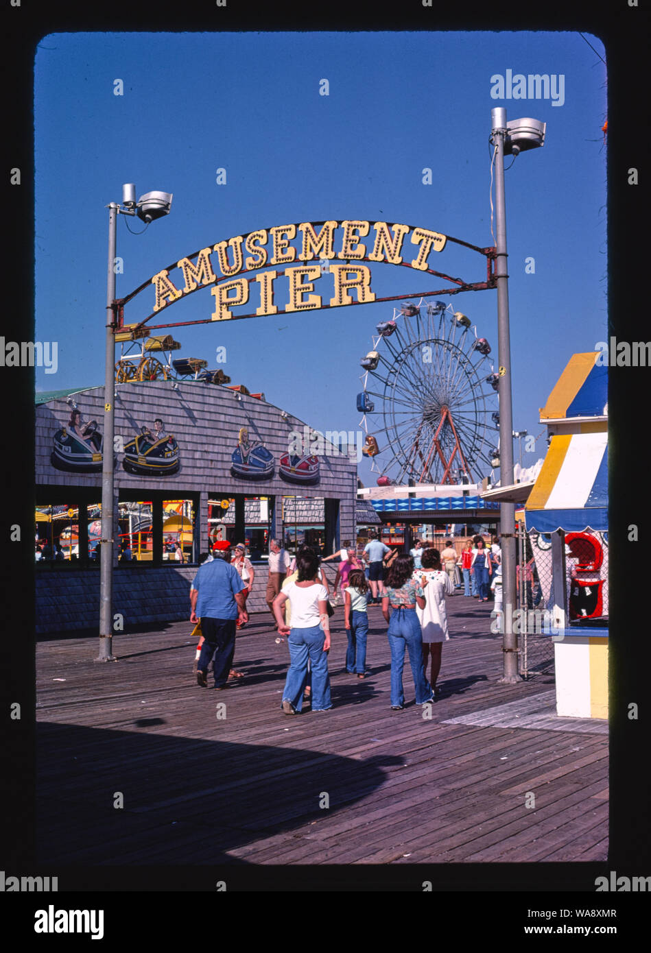 Casino Pier entrance, Seaside Heights, New Jersey Stock Photo