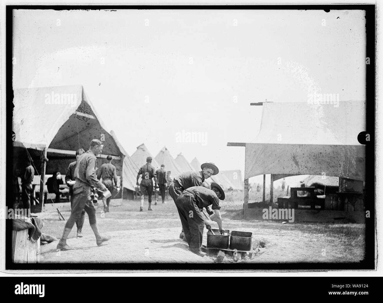 Cavalry camp, Winchester, Va., 1913 Stock Photo Alamy