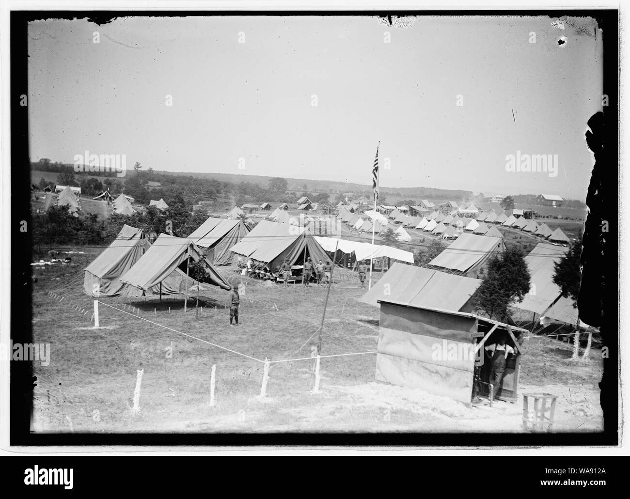Cavalry camp, Winchester, Va., 1913 Stock Photo Alamy