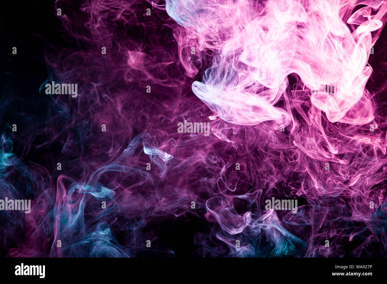 Abstract pink and blue smoke background, seamless texture Stock Photo
