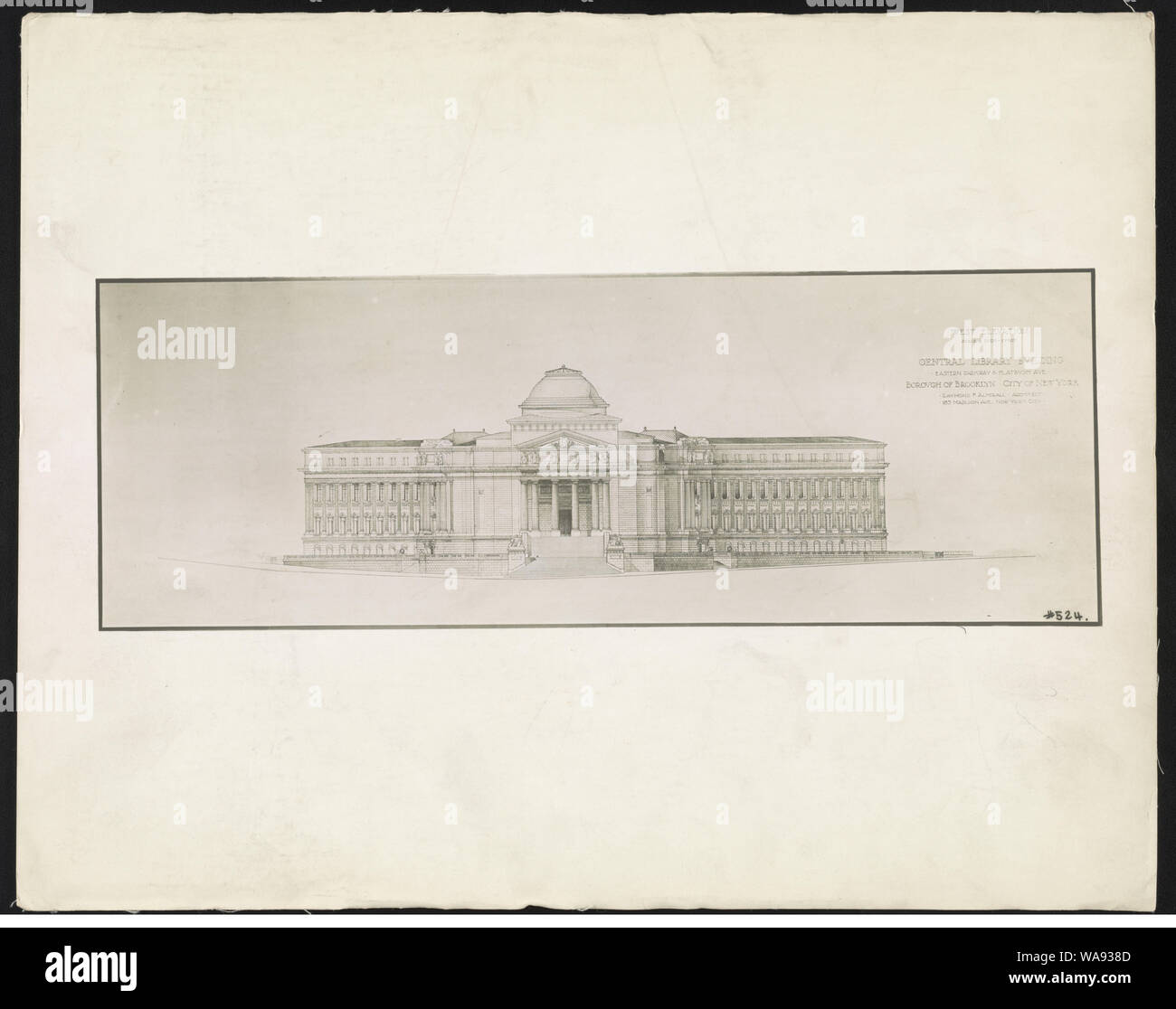 Central library building, Eastern Parkway & Flatbush Ave., Borough of