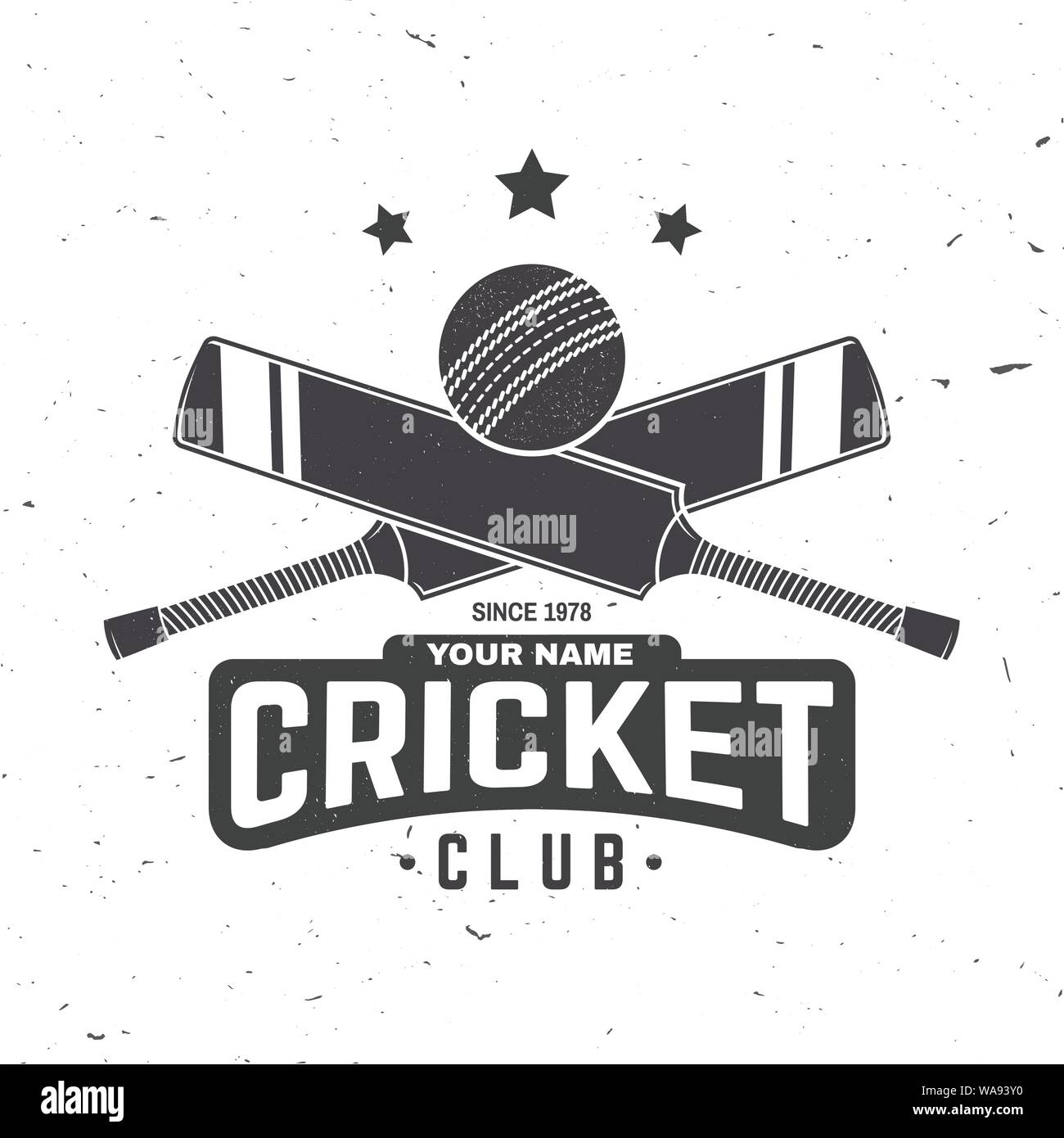 pic Design Cricket Templates https www alamy com cricket club badge vector illustration concept for shirt print stamp or tee vintage typography design with cricket bat and ball silhouette templates for sports club image264502756 html