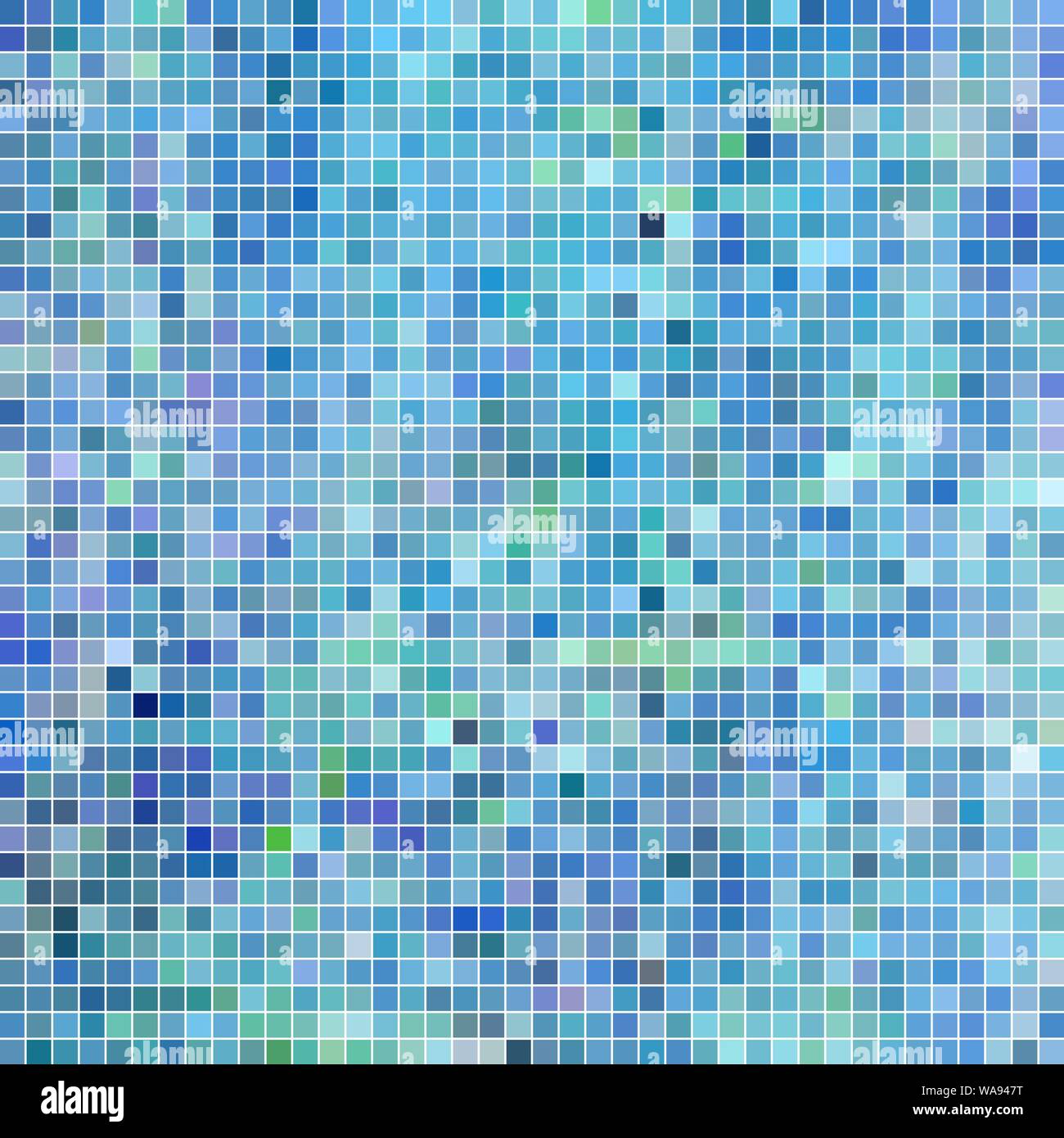 abstract vector square pixel mosaic background - light blue Stock ...