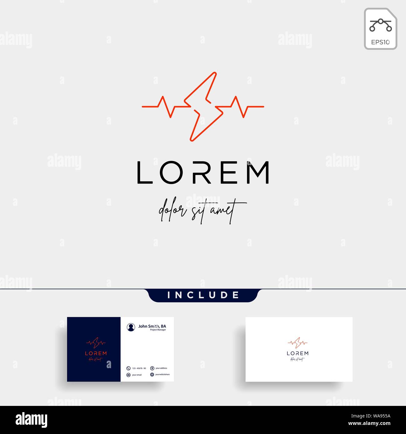 medical flash logo vector design illustration Stock Vector Image & Art