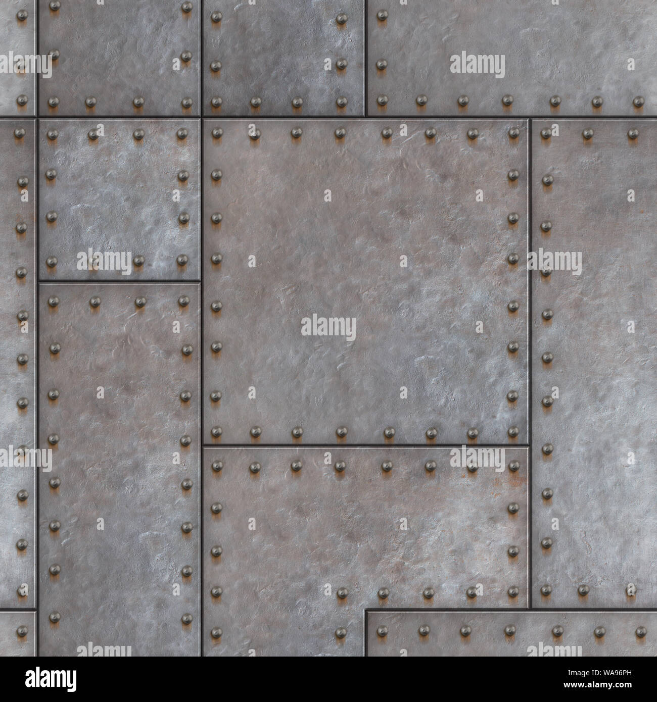 Seamless metal background 3d illustration Stock Photo - Alamy