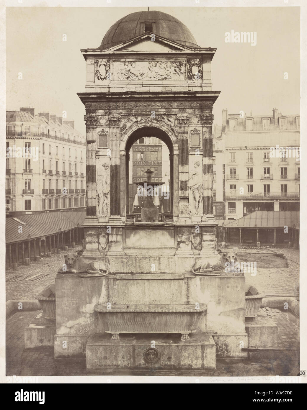 Fountain of the Innocents, Paris, France Stock Photo